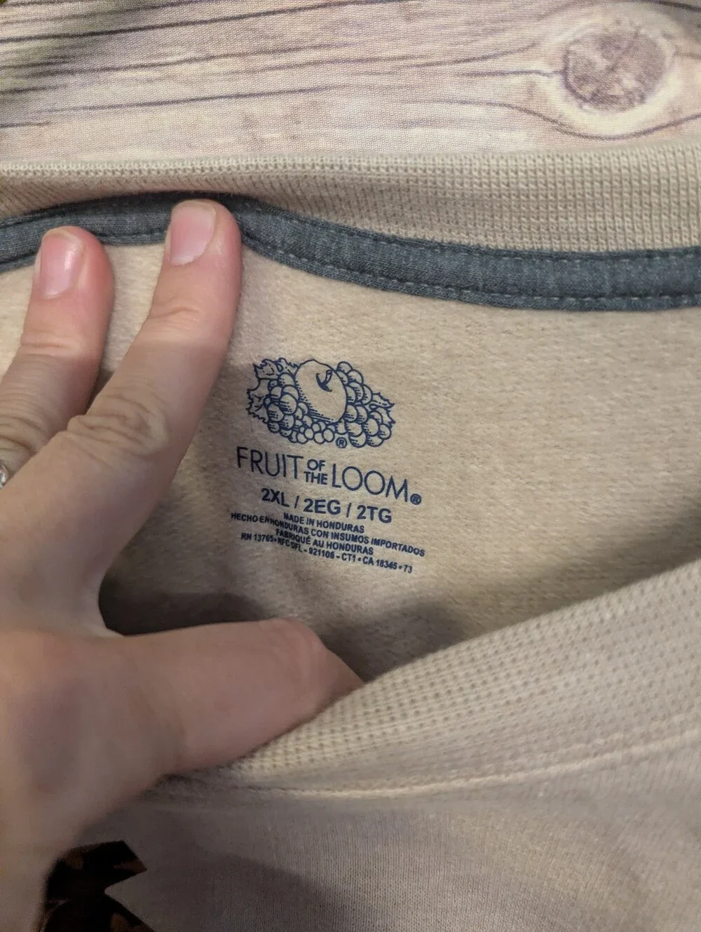 Fruit of the Loom comfortable crewneck
